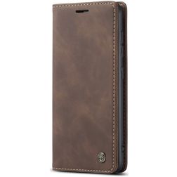 Caseme 013 Samsung Galaxy A51 Hülle Klapphülle Geldbörse - Braun