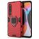 Mobigear Armor Ring Xiaomi Mi 10 Hülle Hardcase Backcover Stoßfest mit Ringhalter - Rot