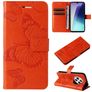 Mobigear Butterfly Xiaomi Redmi 14C Hülle Klapphülle Geldbörse - Orange