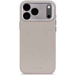 Decoded iPhone 17 Pro Hülle Echtes Leder Backcover Stoßfest - Solid Clay