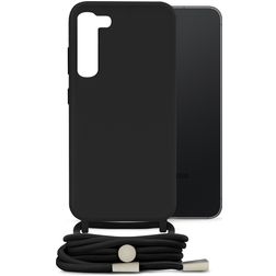 Mobilize Lanyard Gelly Samsung Galaxy S23 Plus Flexibles TPU Handykette - Schwarz