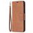 Mobigear Excellent Samsung Galaxy A52s 5G Hülle Klapphülle Geldbörse - Cognac