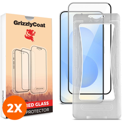 GrizzlyCoat Easy Align Samsung Galaxy S26 Panzerglas Gehärtetes Glas Displayschutz - Hüllenfreundlich + Applikator (2er Pack)