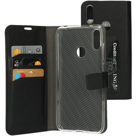 Mobiparts Classic Wallet Huawei Y7 (2019) Hülle Klapphülle Geldbörse - Schwarz