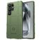 Mobigear Rugged Shield Samsung Galaxy S25 Ultra Hülle Flexibles TPU Backcover Stoßfest - Grün