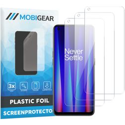 Mobigear OnePlus Nord CE 2 Displayschutz Schutzfolie - Hüllenfreundlich (3er Pack)