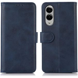 Mobigear Wallet Samsung Galaxy S25 Edge Hülle Klapphülle Geldbörse - Blau