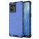 Mobigear Honeycomb OPPO Reno 7 4G Hülle Hardcase Backcover Stoßfest - Blau