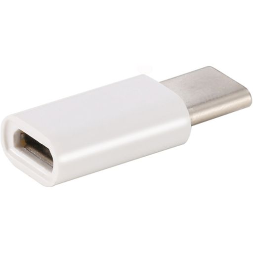 Mobigear USB-C auf Micro USB Adapter - Weiß
