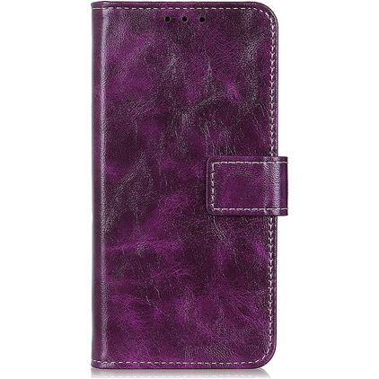 Mobigear Basic OPPO A76 Hülle Klapphülle Geldbörse - Lila