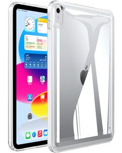 Mobigear Crystal iPad Mini 7 (2024) Hardcase Hülle Backcover - Transparent / Weiß