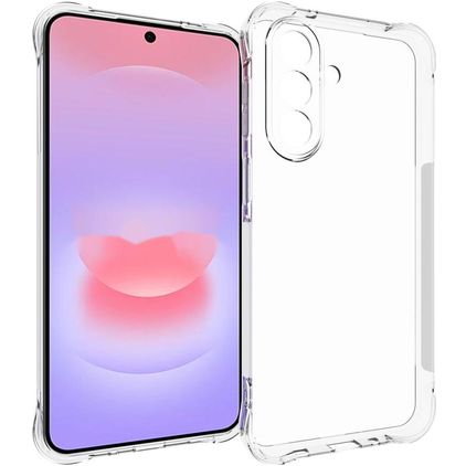 Mobigear Cushion Durchsichtig Samsung Galaxy A27 Hülle Flexibles TPU Backcover - Transparent