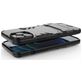 Mobigear Armor Stand iPhone 13 Pro Max Hülle Hardcase Backcover Stoßfest mit Ständer - Schwarz