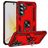 Mobigear Armor ring Samsung Galaxy A57 Hardcase Backcover Shockproof mit Ringhalter - Rot