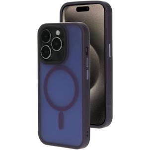 Mobiparts Hardcover iPhone 15 Pro MagSafe Hülle Hardcase Backcover - Satin Purple
