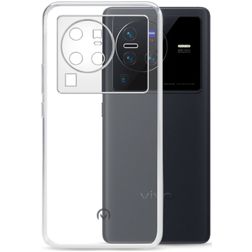 Mobilize Gelly Durchsichtig Vivo X80 Pro Hülle Flexibles TPU Backcover - Transparent