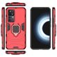 Mobigear Armor Ring Xiaomi 12T Hülle Hardcase Backcover Stoßfest mit Ringhalter - Rot