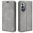 Mobigear Retro Slim Motorola Edge X30 Hülle Klapphülle Geldbörse - Grau