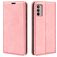 Mobigear Retro Slim Motorola Moto G42 Hülle Klapphülle Geldbörse - Pink