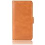 Mobigear Slim Magnet Huawei P40 Pro Plus Hülle Klapphülle Geldbörse - Cognac