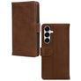 Mobilize Wallet Samsung Galaxy S26 Plus Hülle Echtes Leder Klapphülle Geldbörse - Braun