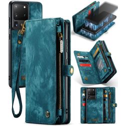 Caseme 008 Samsung Galaxy S20 Plus Hülle Abnehmbare 2in1 Klapphülle Geldbörse - Grün