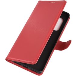 Mobigear Classic Motorola Edge Plus Hülle Klapphülle Geldbörse - Rot