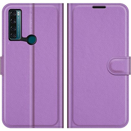 Mobigear Classic TCL 20 SE Hülle Klapphülle Geldbörse - Lila