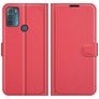 Mobigear Classic Motorola Moto G50 Hülle Klapphülle Geldbörse - Rot