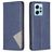 Mobigear Rhombus Slim Xiaomi Redmi Note 12 Hülle Klapphülle - Blau