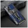 Mobigear Armor Stand Samsung Galaxy A52 Hülle Hardcase Backcover Stoßfest mit Ständer - Schwarz / Blau