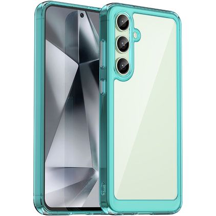 Mobigear Crystal Samsung Galaxy S24 FE Hülle Hardcase Backcover - Blau