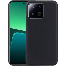 Mobigear Basics Xiaomi 14T Hülle Flexibles TPU Backcover - Schwarz