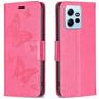 Mobigear Butterfly Xiaomi Redmi Note 12 Klapphülle Portemonnaie - Magenta