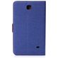 Mobigear Denim Samsung Galaxy Tab 4 7.0 Hülle Klapphülle - Dunkelblau
