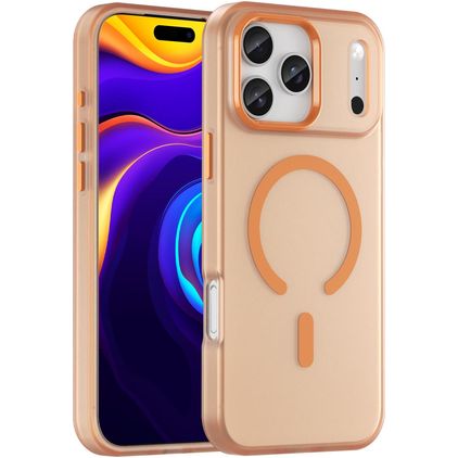 Mobigear Shockproof iPhone 17 Pro Max MagSafe Hülle Hardcase Backcover - Orange