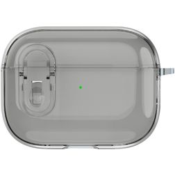 Mobigear Crystal Clip Apple AirPods Pro 1 Hardcase Hülle - Schwarz