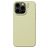 Nudient Base iPhone 15 Pro Max Silikon Hülle Backcover - Pale Yellow