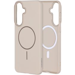 Mobiparts Slim Line Samsung Galaxy A57 MagSafe Hülle Hardcase Backcover - Off White