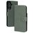 Mobiparts Classic Wallet Samsung Galaxy A36 MagSafe Hülle Klapphülle - Stone Green