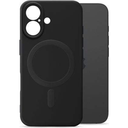 My Style Protective Flex iPhone 16 MagSafe Hülle Flexibles TPU Backcover - Schwarz