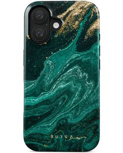 Burga Tough iPhone 16 Plus Hülle Hardcase Backcover Stoßfest - Emerald Pool