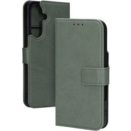 Mobiparts Classic Wallet Samsung Galaxy A36 MagSafe Klapphülle - Stone Green