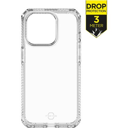 ITSkins SpectrumClear-R Durchsichtig iPhone 15 Pro Max Hülle Flexibles TPU Backcover Stoßfest - Transparent