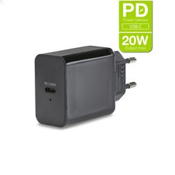 Mobilize Single USB-C Ladegerät Power Delivery 20W - Schwarz