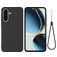 Mobigear Rubber Touch Samsung Galaxy A37 Silikon Hülle Backcover - Schwarz