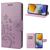 Mobigear Flowers Samsung Galaxy M23 Hülle Klapphülle Geldbörse - Lila