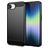 Mobigear Brushed Slim iPhone 16e Hülle Flexibles TPU Backcover - Schwarz