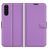 Mobigear Classic Sony Xperia 10 III Hülle Klapphülle Geldbörse - Lila