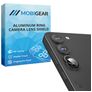 Mobigear Single Samsung Galaxy S23 Plus Panzerglas Gehärtetes Glas Kameralinsen Schutz - Hüllenfreundlich - Schwarz